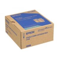 Epson S050608 Cyan ตลับหมึกโทนเนอร์ สีฟ้า ของแท้ (0608)