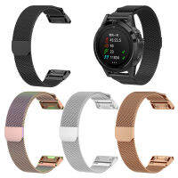 20mm 22mm 26mm Milanese Magnetic Band For Garmin Fenix 5 Stainless Steel Metal Wristband Watch Band Strap for Garmin Fenix 5 5S