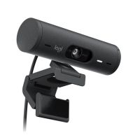 Logitech BRIO 500กล้องเว็บแคมแสง Full HD 1080P กล้องถ่ายทอดสด Rightlight 4โหมดการแสดงกรอบอัตโนมัติสำหรับคอมพิวเตอร์แล็ปท็อป J20