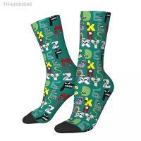 ❁ Men 39;s Socks Villain Letter Abc Sock Polyester Boys Matching Evil Alphabet Lore Sport Women Stockings Spring Summer Autumn Winter