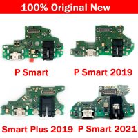 สำหรับ Huawei P Smart 2019 /P Smart 2021 USB ดั้งเดิมชาร์จพอร์ตไมค์ไมโครโฟนสายเคเบิลยืดหยุ่นกับชิ้นส่วนบอร์ดเชื่อมต่อ