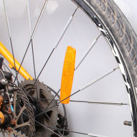 2/4 ชิ้นรูปปลา MTB Spoke Reflector ล้อจักรยานสะท้อนแสงไฟสะท้อนแสงจักรยานเสือหมอบ