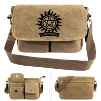 [Baozhihui]Supernatural SPN Cross Body Bag Messenger Bags Canvas Shoulder Bag Cartoon Anime School Book Tote