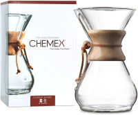 Chemex Pour-Over Glass Coffeemaker - Classic Series - 8-Cup - Exclusive Packaging