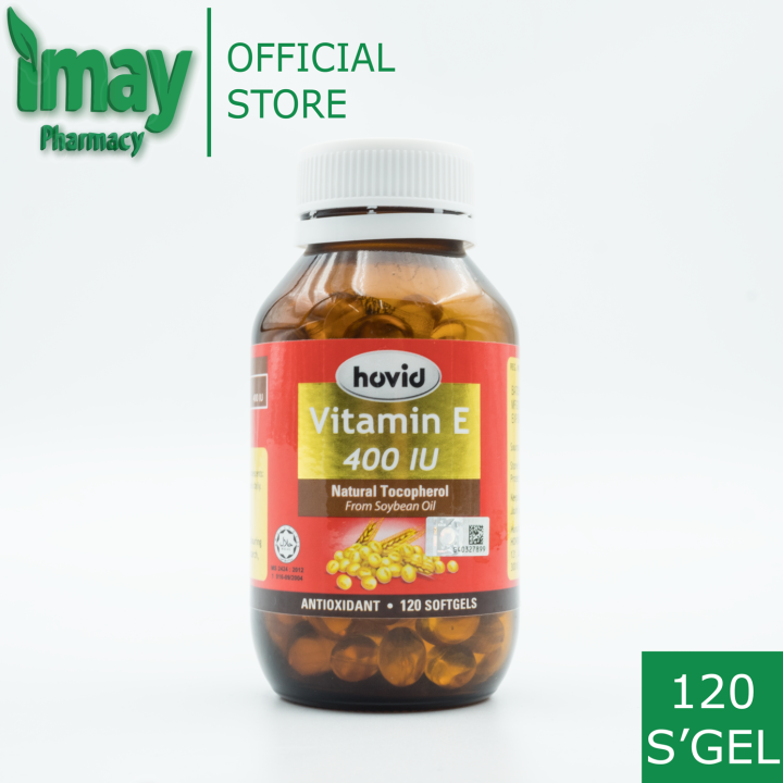 Hovid Vitamin E 400 IU 120 Softgel Lazada