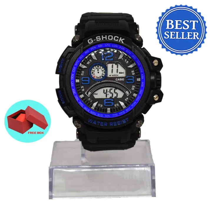 Casio Gs002 Sf Black Blue Watch For Men 