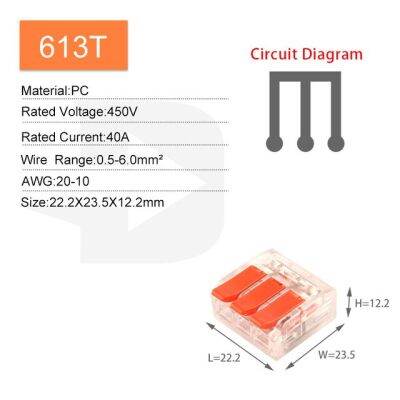 Diy ไป0.5-6.0mm2ขั้วต่อลวดสากลเร็วขนาดเล็กที่รวมสายเร็วง่ายสำหรับรถยนต์ไฟฟ้าขั้ว25/50/100ชิ้น