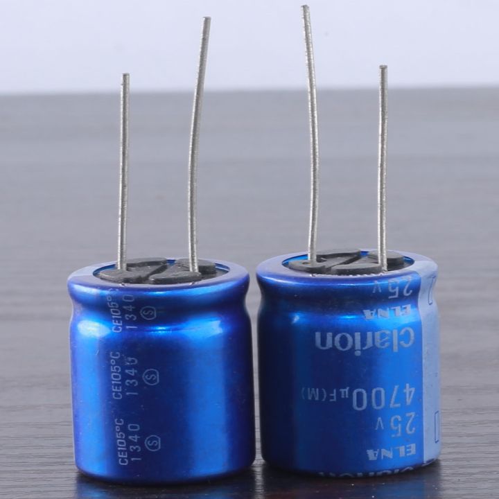 2pcs-elna-clarion-4700uf-25v-4700mfd-audio-electrolytic-capacitor-18x20mm-105