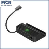 แท่นชาร์จ MCR 5-In-1สำหรับทีวีตัวยึดดุมฐานสถานีแท่นชาร์จอะแดปเตอร์ Rgb แบบ Usb Type-C แบบพกพา4K ใช้ได้กับโต๊ะอบไอน้ำ