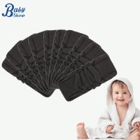 10PCS / Set Reusable Bamboo Charcoal Inserts Eco-friendly 5-Layer Baby Cloth Diaper Liner Changing Nappy Inserts for Newborn