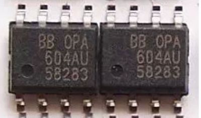 Opa604au chip FET input low distortion operational amplifier original disassembly