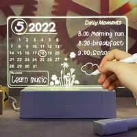 [Super bright bulb] INS LED Night Light Note Board สร้างสรรค์ USB ข้อความวันหยุดด้วยปากกาของขวัญสำหรับเด็กแฟนตกแต่งโคมไฟ