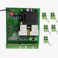 แผงวงจรตัวควบคุมมอเตอร์ประตูอิเล็กทรอนิกส์สำหรับเปิดประตูเลื่อน110V หรือ220V โมเดล Ac 5 Remote