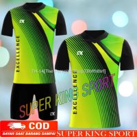 ✣✙✇ PRIA Super KING SPORT Sportswear Printing Badminton Ball Volleyball Futsal Sports Shirt Sports Costume Adult Training Clothes Team Shirt Pingpong Ball Table Tennis Men Women