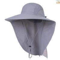 Women Wide Brim Sun Hat with Neck Flap for Travel Camping Hiking Boating Fishing[1][New Arrival]