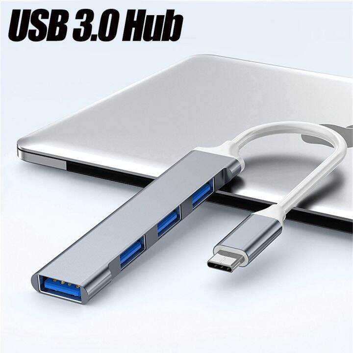 usb-4พอร์ต3-0ฮับ-usb-พอร์ต-usb-ตัวแยกฮับความเร็วสูงชนิด-c-5gbps-สำหรับคอมพิวเตอร์พีซีอุปกรณ์เสริมฮับหลายพอร์ท4-usb-3-0-2-0พอร์ต