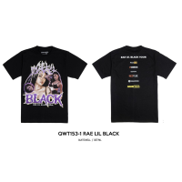 DSL001 เสื้อยืดผู้ชาย QWT153-1 RAE LIL BLACK Bootleg เสื้อผู้ชายเท่ๆ เสื้อผู้ชายวัยรุ่น