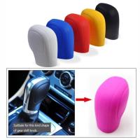 QianXing Shop Universal Manual Car Hand Brake Case Silicone Gear Head Shift Knob Cover Gear Shift Collars Handbrake Grip Caps