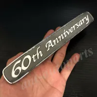 60th Anniversary Rear Quarter Panel Auto Car Emblem Badge Decal Sticker