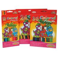 คิดอาร์ท ดินสอสีไม้แท่งยาว แท่งหกเหลี่ยม12สี / 24สี / 36สี  จับถนัดมือ สีสดสวย ระบายลื่น Kidart Colored Pencils