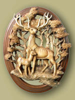 【❉HOT SALE❉】 liangdou1 โมเดล3d Stl สำหรับเราเตอร์ Cnc Relief เครื่องแกะสลัก Artcam Aspire Reindeers ไฟล์ Cnc