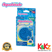 ลูกปัดสเปรย์น้ำ อควาบีท เม็ดบีดสีฟ้า แพคเติม / Aquabeads Blue Solid Bead Pack (ชุดรีฟิล)