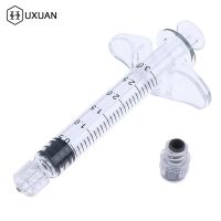 【JH】 3ml Borosilicate Glass Luer Lock Syringe With Base Reusable Resistant Tube Labs CBD OilHempEJuicesLiquids Use