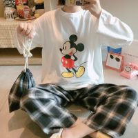 Cartoon Women Pajamas Set Autum Sleepwear Pijama Long Women Pyjamas Suit Female Clothing Set  Nightwear