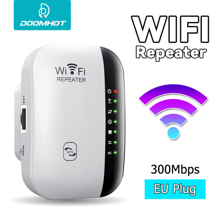 DoomHot Wireless WiFi Range Extender 802.11N/B/G Network Routers 300Mbps Ultra Range Extender Repeater Network Extender Faster Internet for AP Router Range Extender EU Plug | Lazada