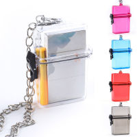 Travel Ciggarett Lighter Storage Box with Lanyard PC Cigatette Case Holder Accessories