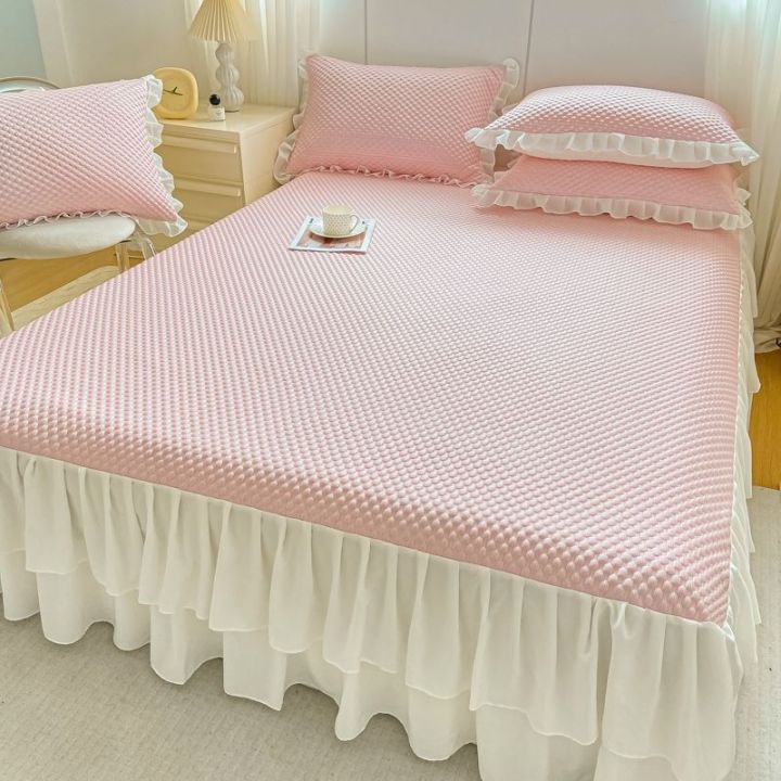 doudou-bed-skirt-three-piece-conditioning-mattress-thin-non-slip