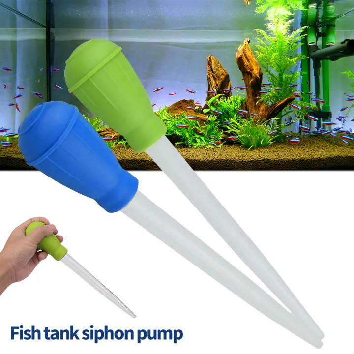 Hittime 30ml Aquarium Clean Tool Pipette Fish Tank Siphon Pump Water 