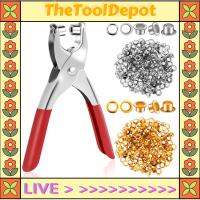 TheToolDepot LEI ชุดเครื่องมือคีม600ชิ้นตาไก่โลหะ1ชิ้นตาไก่เครื่องเจาะรู1/4นิ้ว