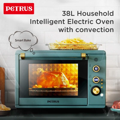 Petrus PE3040GR เตาอบตั้งโต๊ะ ,เตาอบไฟฟ้าอเนกประสงค์ 1,800 วัตต์,ความจุ38ลิตร,เตาอบบิวอิน คอนเวคชั่น Petrus PE3040GR เตาอบตั้งโต๊ะ ,เตาอบไฟฟ้าอเนกประสงค์ 1,800 วัตต์,ความจุ38ลิตร,เตาอบบิวอิน คอนเวคชั่น