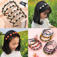 สตรอเบอร์รี่ดอกไม้ Headbands สำหรับเด็กผู้หญิงเด็กปักผมที่ทำด้วยมือ Headbands ของขวัญวันเกิดหมวกอุปกรณ์ผม