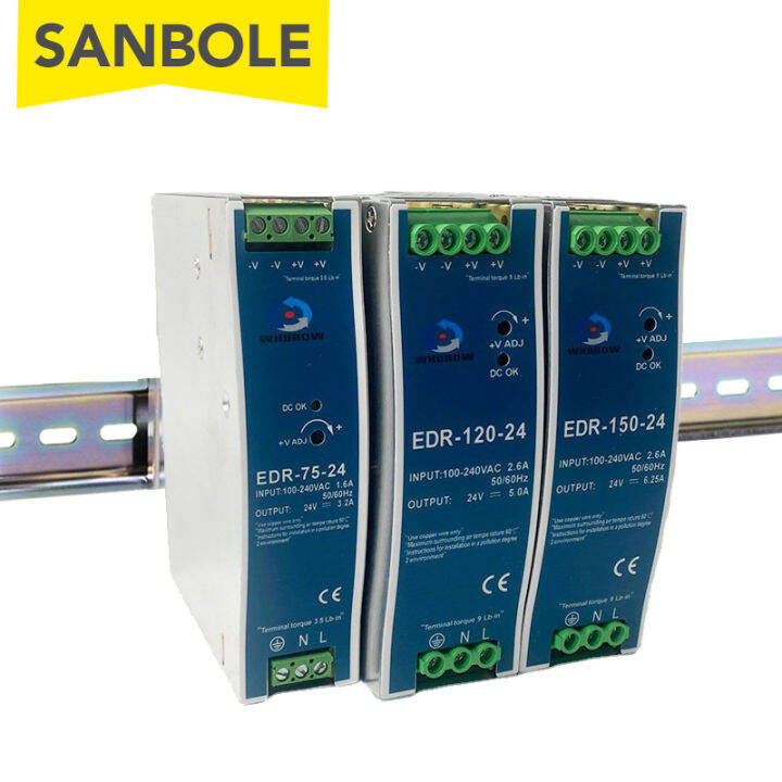 EDR-120-12 DIN Rail Power Supply – 120W, 12V Single Output, For Industrial & Automation Use