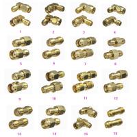 1pcs Connector Adapter SMA RP-SMA to SMA RPSMA Male Plug &amp; Female Jack Straight &amp; Right angle RF Coaxial Converter New Brass Electrical Connectors