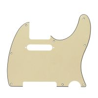 FLEOR 8รูกีตาร์ไฟฟ้า Pickguard TL อุปกรณ์กีตาร์เบสรอยขีดข่วนแผ้นเหมาะกับชิ้นส่วนกีตาร์สไตล์ TL มาตรฐานของอเมริกา/เม็กซิกัน