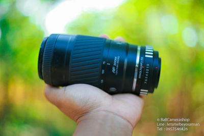 ขายเลนส์มือหมุน Minolta 75-300mm F4.5-5.6 Serial 529086 For Fujifilm Mirrorless ทุกรุ่น