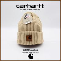 Carhartt Carhartt ของแท้หมวกถักสันทนาการของผู้หญิงโลโก้ยอดนิยมถุงมือเล่นสกีคนรักหมวกขนสัตว์อเมริกัน