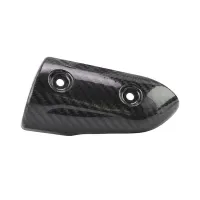 Motorcycle Exhaust Pipe Cover Carbon Pattern Anti-Scald Cap Heat Shield Rustproof Shell Heat Shield Cover for BMW G310R