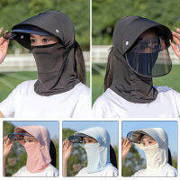 ผู้หญิง Sun Visor หมวก2ชั้นกว้าง Brim Sun หมวก Anti-UV Hollow ฤดูร้อนหมวกหัวคอ Sun ป้องกันหมวกชายหาด