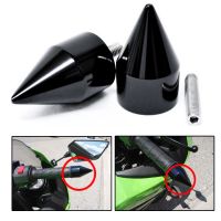 Aftermarket free shipping motor parts For Motorcycle Kawasaki Ninja 250 500 ZX600 ZX6 636 ZZR600 ZX6R ZX6RR Black Spike Bar Ends