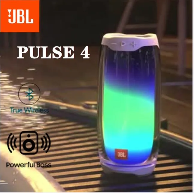 JBL Pulse 4 Portable Bluetooth Speaker 360 Degree Surround Sound and