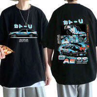 เสื้อยืดคอกลมอะนิเมะดริฟท์เริ่มต้น AE86 D สองด้าน