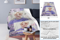 2023 newxzx blanket-HAIZIVS Kpop BTS Jimin Ultra Soft Flannel Throws Blankets Couch Sofa Fuzzy Blanket for Traveling Camping Home（40x60inch/50×60inch/60×80inch） 47