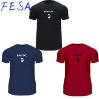 FESA Men Quick Dry Gym Workout T-Shirts Elastic Breathable Tshirts Baju Lelaki