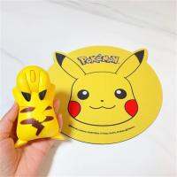 AARONA Kawaii Mause Pad ของขวัญงานเทศกาล Bluetooth เม้าส์ไร้สายเม้าส์ Pikachu หุ่นแผ่นรองเมาส์แอคชั่น