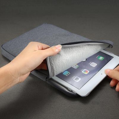 แท็บเล็ตพีซีภายในแพคเกจกรณีกระเป๋ากระเป๋าแขนสำหรับ iPad Mini 2019 / 4 / 3 / 2 / 1 7.9 นิ้วและด้านล่าง (สีดำ)