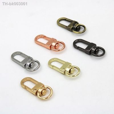 ❧ DIY 10pcs Metal Key Ring Dog Collar Buckles Swivel Lobster Claw Hooks Clips dog buckle For Bag Keychain rings Making Accessories